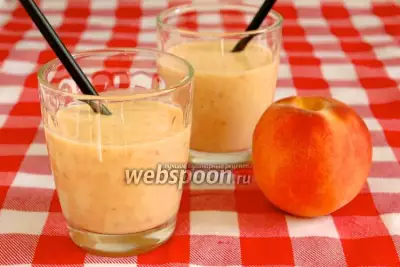 Смузи персиковый с йогуртом