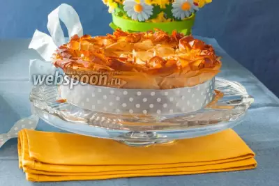 Пасхальный пирог со шпинатом торта паскуалина