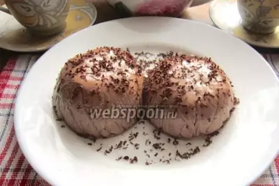 Творожное суфле со вкусом шоколада