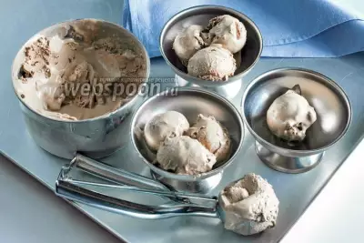 Шоколадное мороженое из Нутеллы