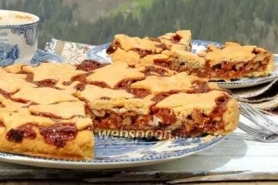 Швейцарский ореховый пирог