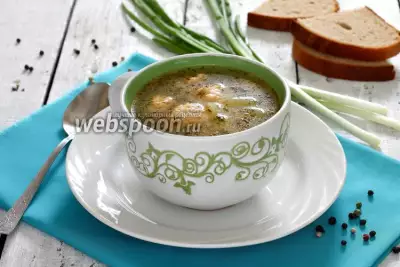 Суп с фрикадельками рыбными из сёмги