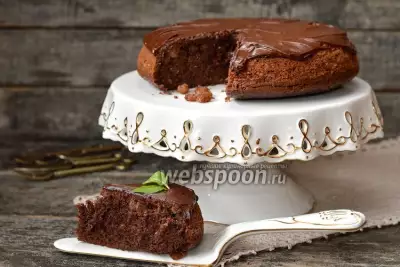 Шоколадный кекс с изюмом в мультиварке