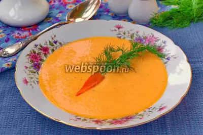 Японский морковный суп-пюре
