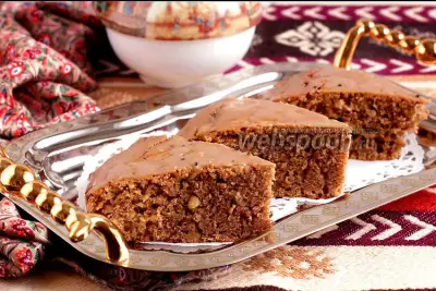 Персидский кофейно ореховый пирог