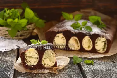 Шоколадно творожный пирог лисьи норы