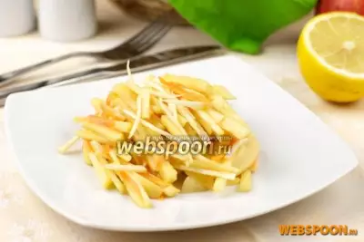 Салат из сельдерея с яблоками