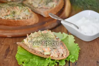 Бутерброды «по-шведски» с сардинами