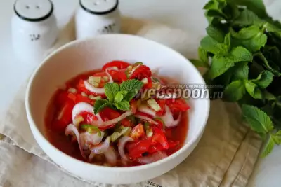 Узбекский салат «Ачичук»
