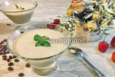 Кофейный десерт с агар-агаром фото