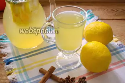 Лимонад с бадьяном и корицей
