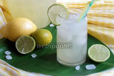 Домашний лимонад из лаймов