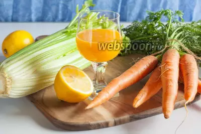 Сок сельдерея с морковью