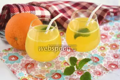 Апельсиновый фреш с берёзовым соком