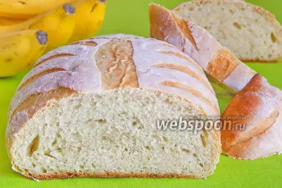 Банановый белый хлеб