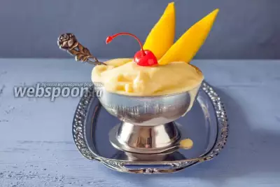 Мороженое манго-маракуйя