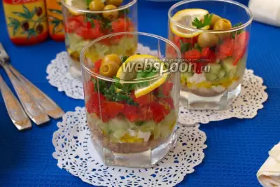 Веррины с тунцом и овощами