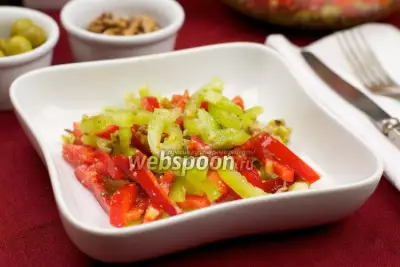 Салат из сладких перцев фото