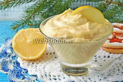 Лимонный масляный крем