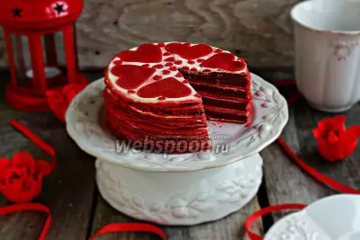 Блинный торт red velvet