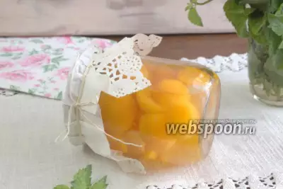 Консервированные абрикосы в имбирном сиропе