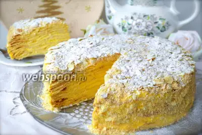 Торт Наполеон Абрикосовый