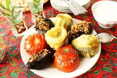 Долма — фаршированные овощи по-азербайджански