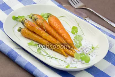 Морковь в медовой глазури