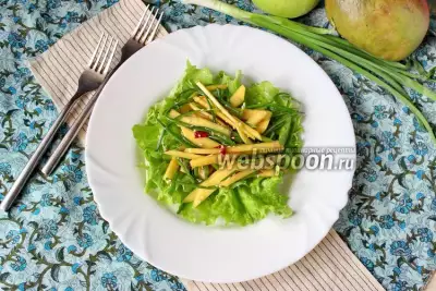 Салат с манго фото