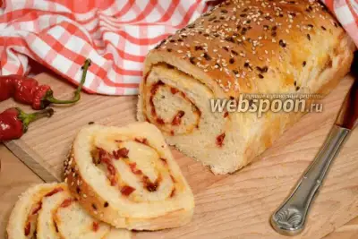 Хлеб с острым перцем и сыром