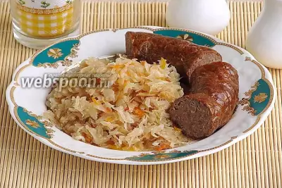 Колбаса из свинины и картофеля по литовски в аэрогриле