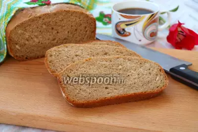 Ржаной хлеб с кофейным ароматом в хлебопечке