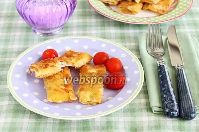 Конвертики из лаваша с сырной начинкой