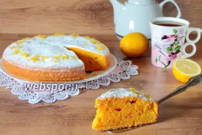 Лимонно-морковный пирог
