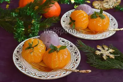 Новогодние пряные мандарины