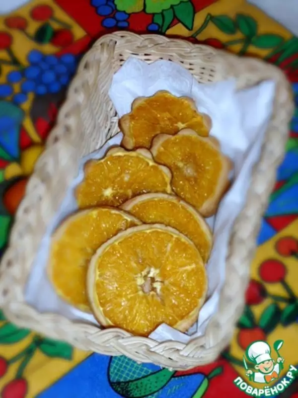 печенье дуэт миндаля с апельсином