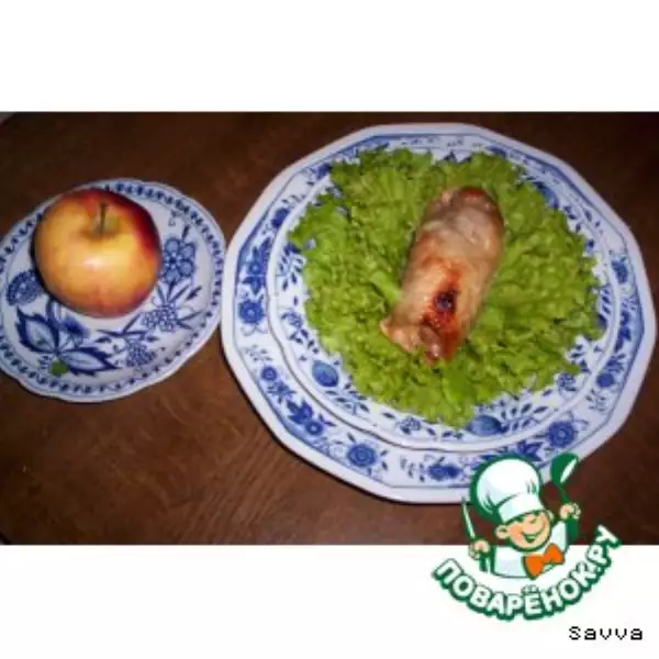 курица с яблоками молодильная курочка