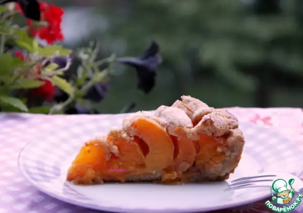абрикосово арахисовый пирог на полбовой муке