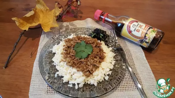 рис по арабски с пряным телячьим фаршем