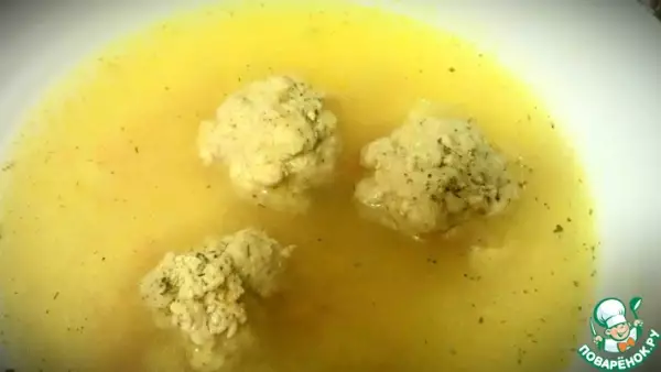 суп с фрикадельками выручайка