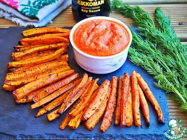 томатный соус дип к моркови фри