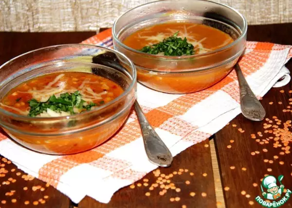 бразильский острый суп из чечевицы