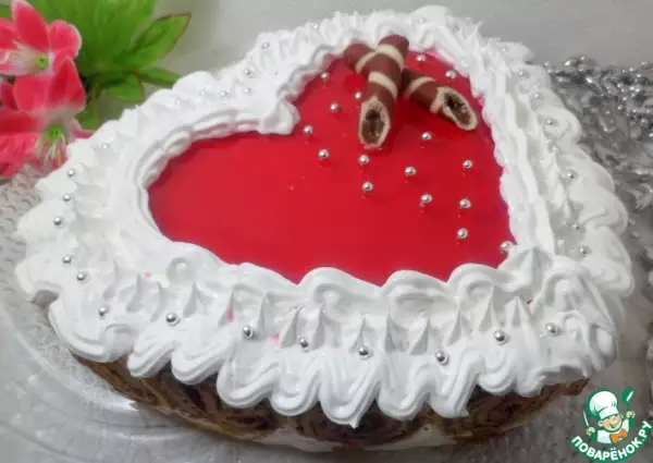 блинный торт суфле сердце