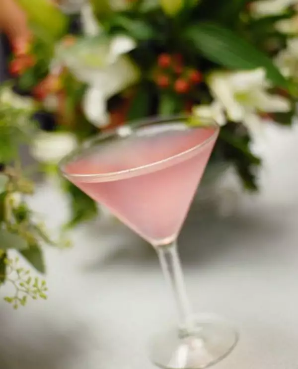 пунш из розового вина с клюквенным соком