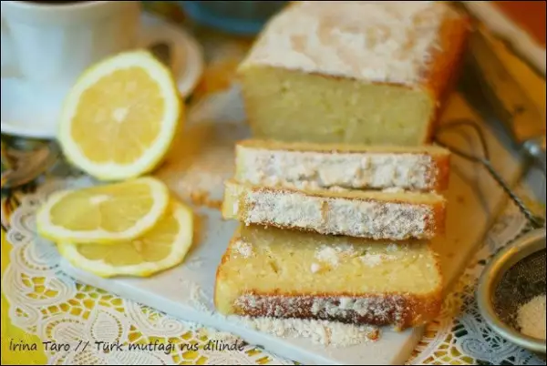 лимонный торт с кокосом limonlu hindistan cevizli kek