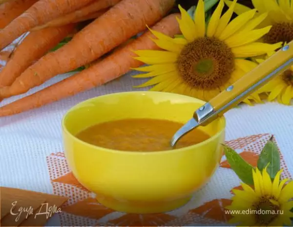 холодный морковно апельсиновый крем суп