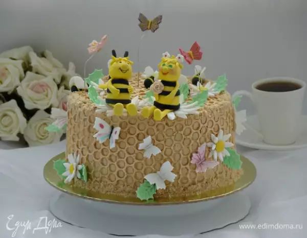 торт пчелиная семейка