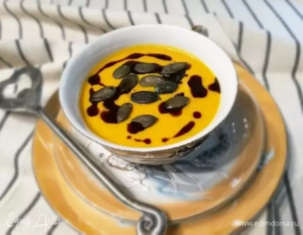тыквенный крем суп с манго