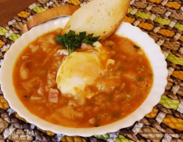 кастильский чесночный суп