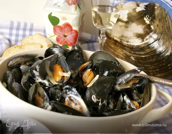 мидии по адмиральски moules au roquefort